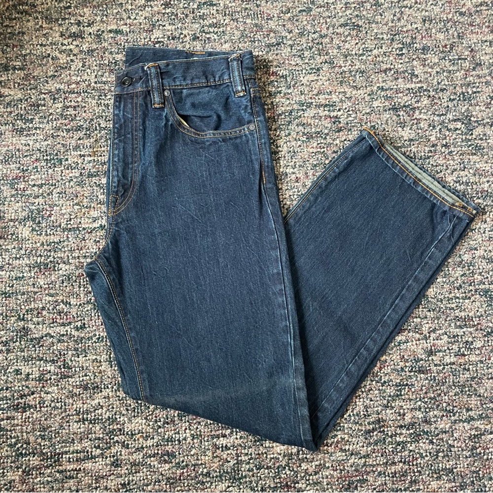 Hurley Men’s Dark Wash ‘99 Relaxed Denim Jeans Size 32 Waist